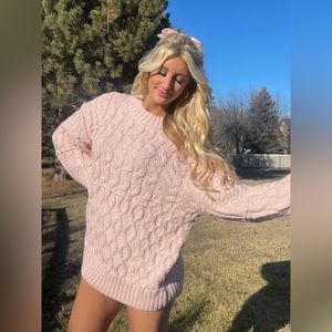 Light pink sweater from Urban Outfitters